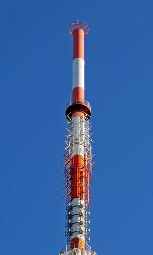 Torreta de transmisión de radio